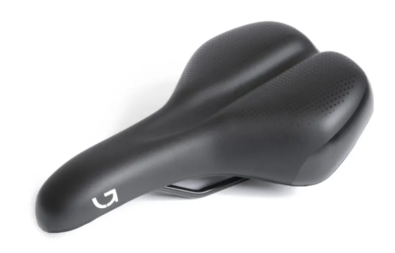 Седло Green Cycle Comfort 179, сталеві рейли, чорне