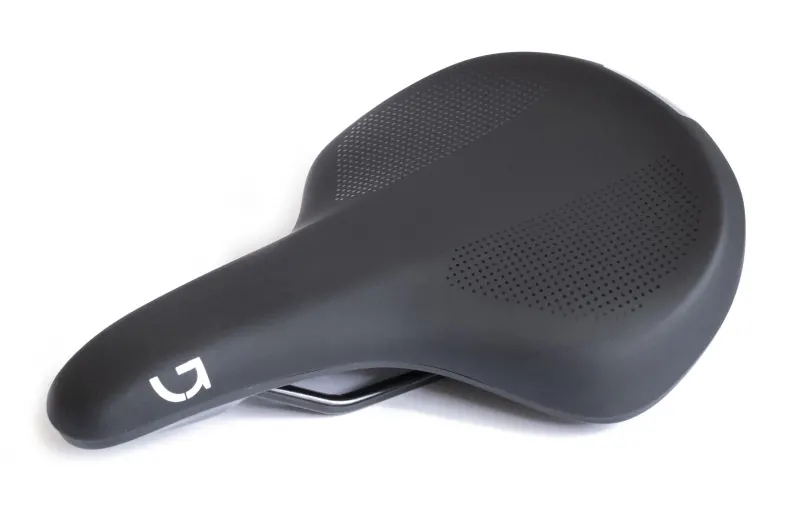Седло Green Cycle Comfort Foam 190, сталеві рейли, чорне