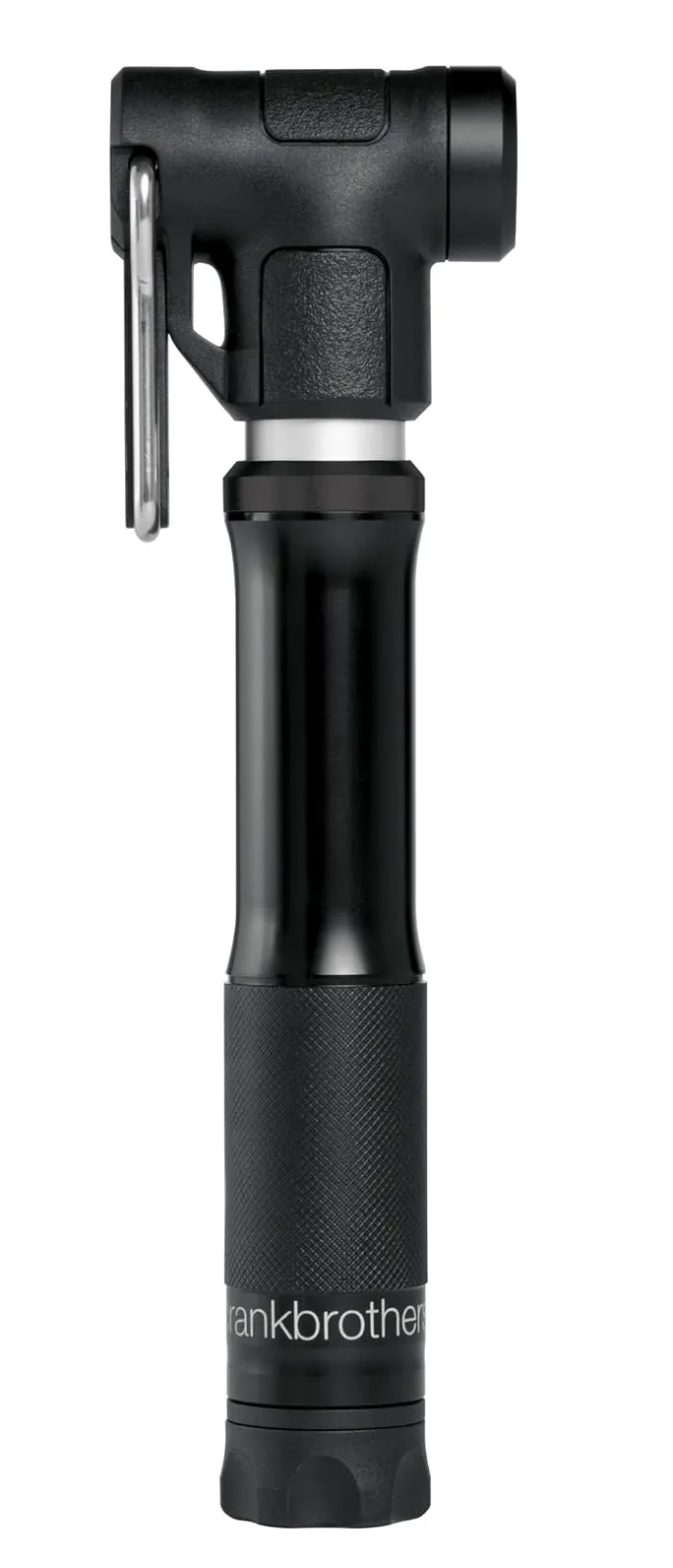 Мінінасос Crankbrothers STERLING S, алюмінієвий, smart head, 100 psi / 7 bar, чорний