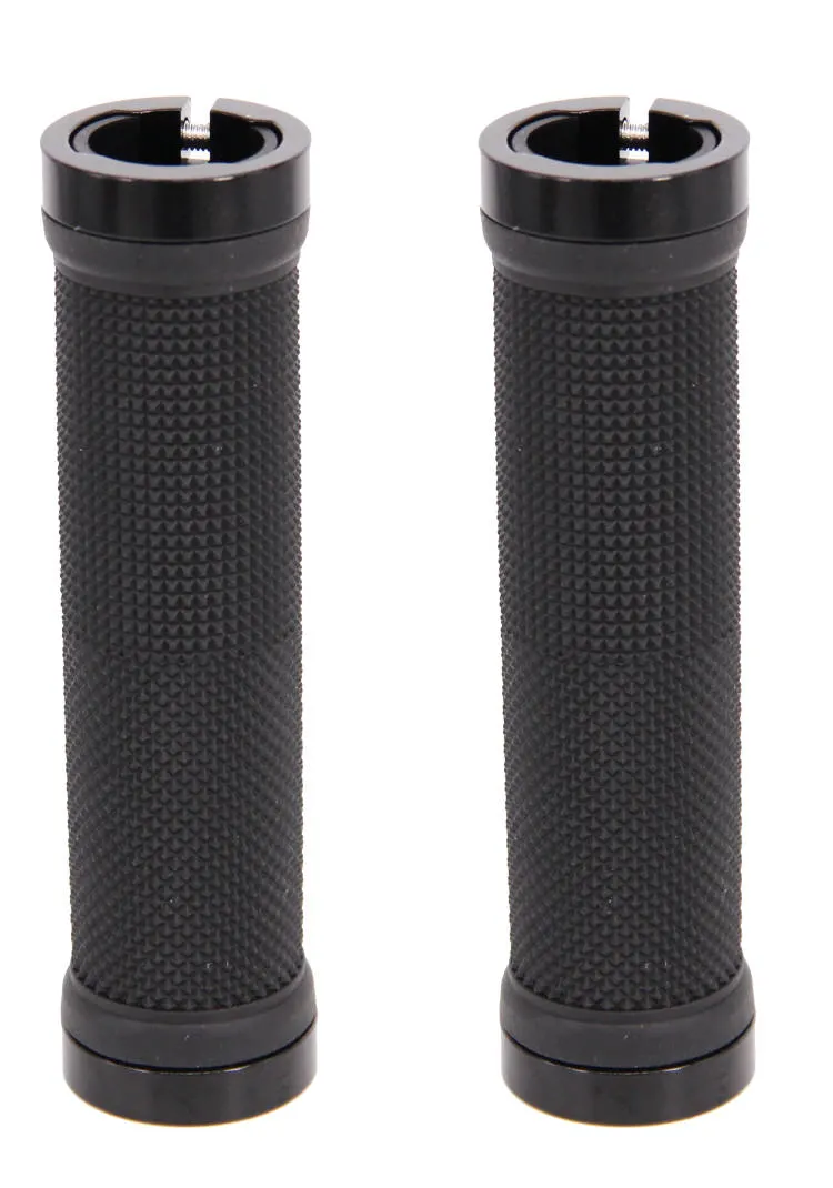 Грипси Green Cycle GGR-424 130mm чорні з двома чорними замками