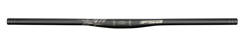 Руль FSA COMET FLAT 740мм, 31,8мм, підйом 0мм, чорний
