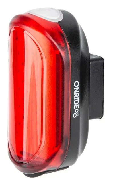 Задний свет ONRIDE Oval (15 lm, 300 mAh, Type-C), пластиковый