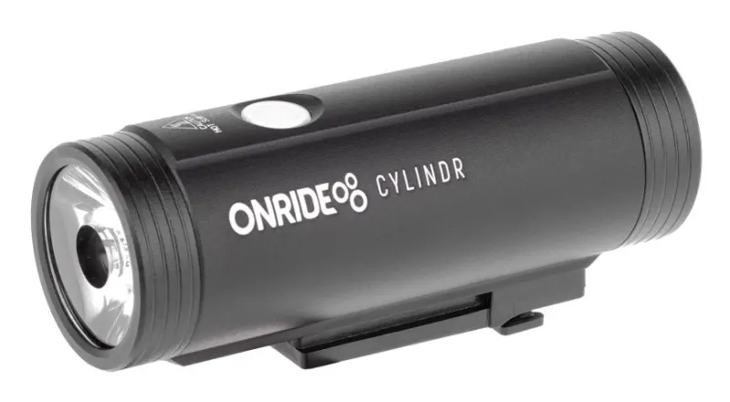 Велосипедная фара ONRIDE Cylindr (1000 lm, 5000 mAh, Type-C), алюминиевая