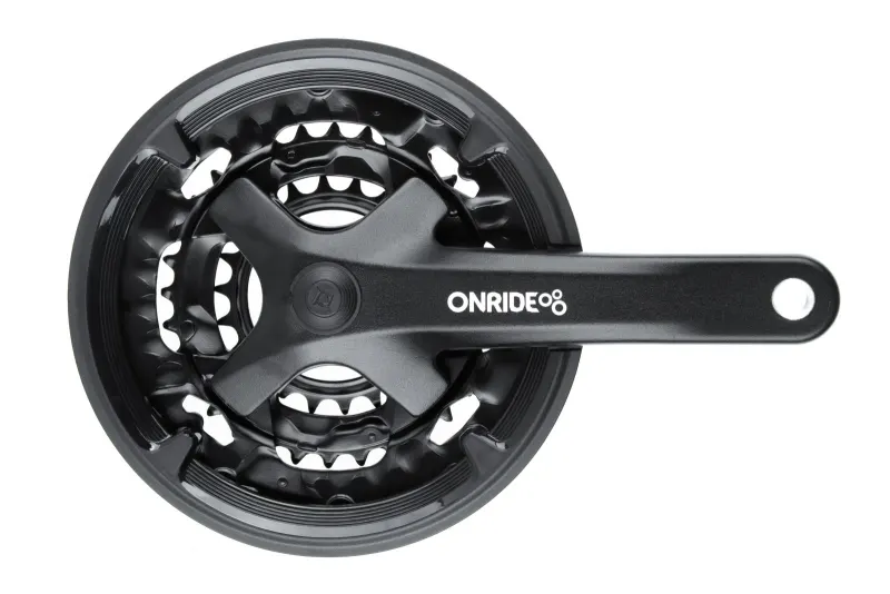 Комплект шатунов ONRIDE Trio 920P, под квадрат, 170 мм, 22-32-44Т, на 9 шв., черный