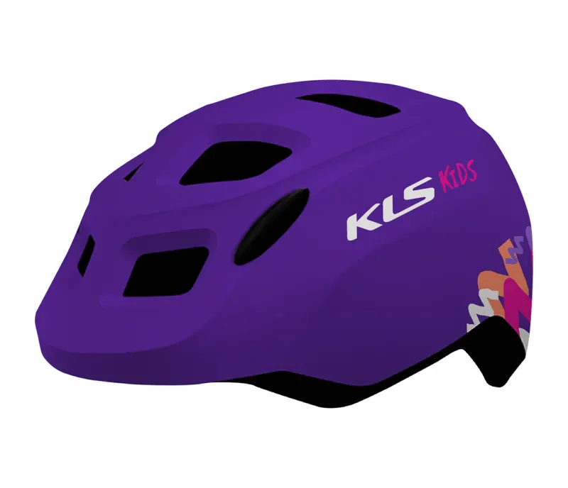 Шлем детский KLS Zigzag 022 S (49-53cм) фиолетовый