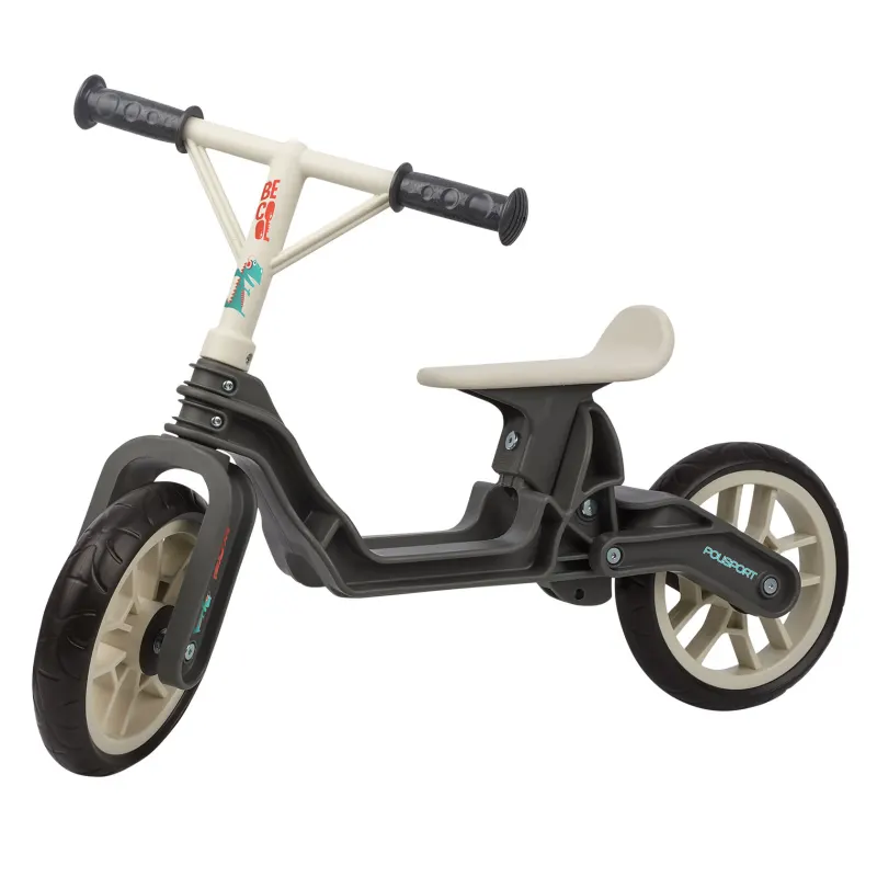 Биговел POLISPORT Balance Bike термопластиковый (2-5 лет) до 25 кг серый/кремовый