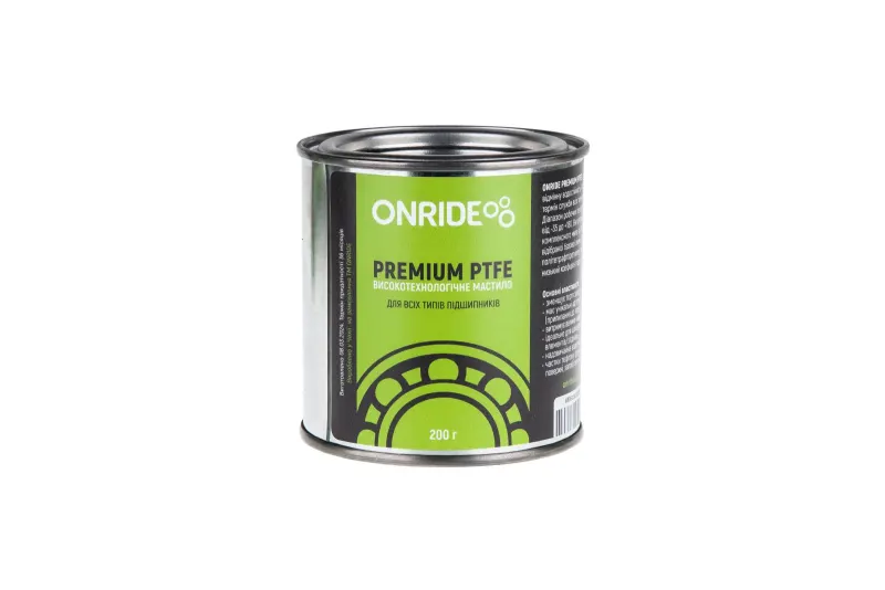 Смазка густая для подшипников ONRIDE PREMIUM PTFE густая 200 г. (мет. банка)