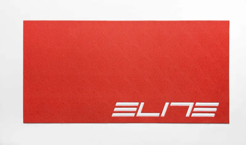 Мат под велотренажер ELITE, (180х90) красный.