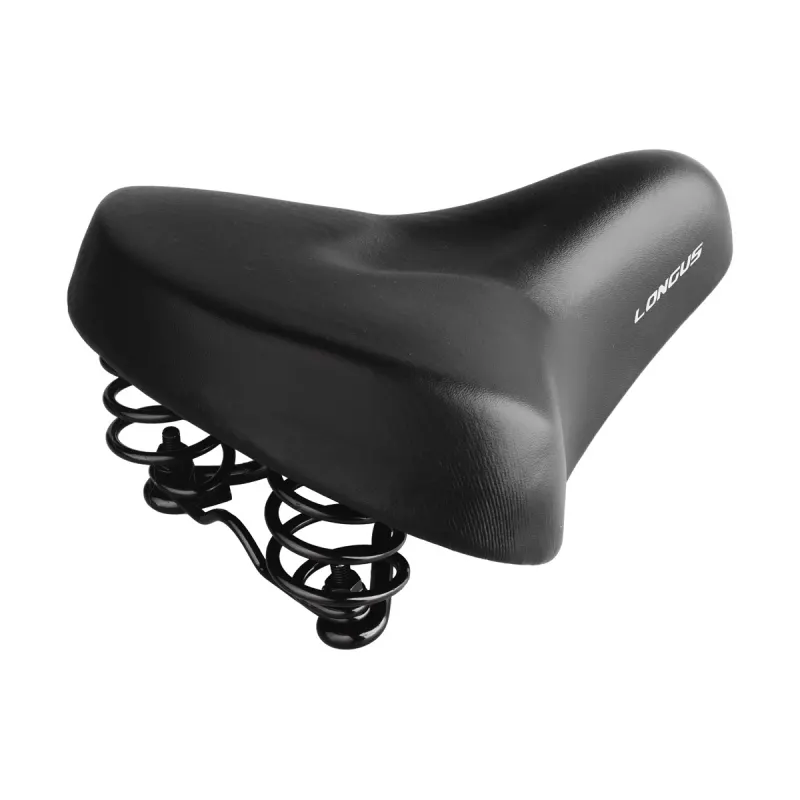 Седло Longus CITY2 PVC, черный