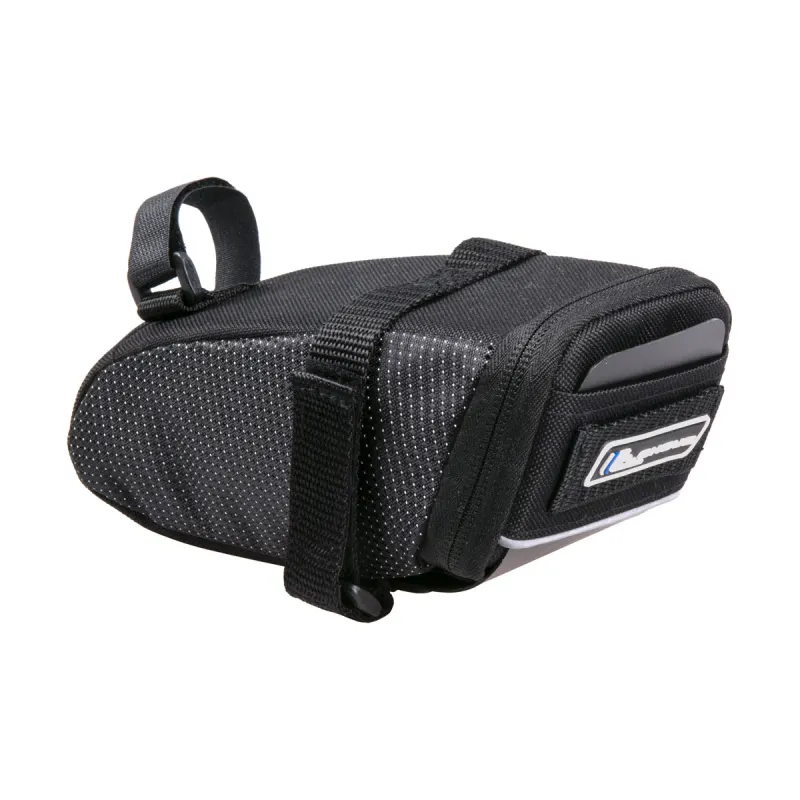 Сумка Longus MUD L под седло 0,9L с крылом, черный Velcro
