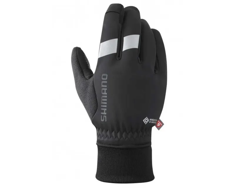 Перчатки Shimano Windstopper Primaloft черные разм. L