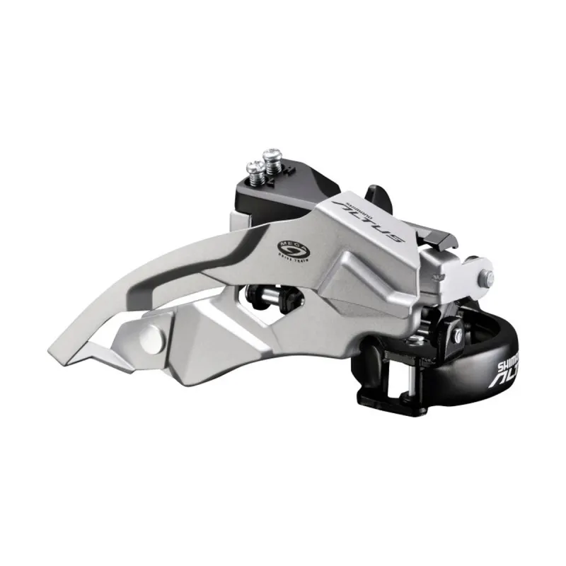 Перемикач передній Shimano FD-M370 ALTUS 3X9, TOP-SWING 34.9мм (31.8/28.6 адапт) універс.тяга, для 44/48зуб