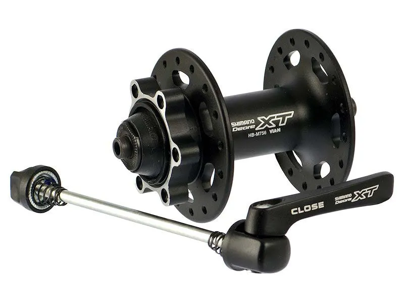 Втулка передняя Shimano, НВ-M756 DEORE XT ротор на 6 болт, промышленный, 6 болтов, 32H
