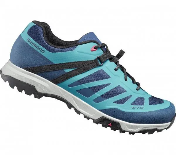 Веловзуття жіноче SHIMANO ET500 синій, розм. EU39