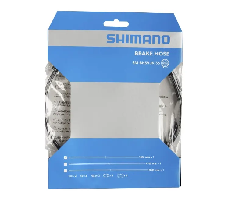 Гідролінія Shimano SM-BH59 для диск гальм, 2000мм з комплектом з'єднання, чорн