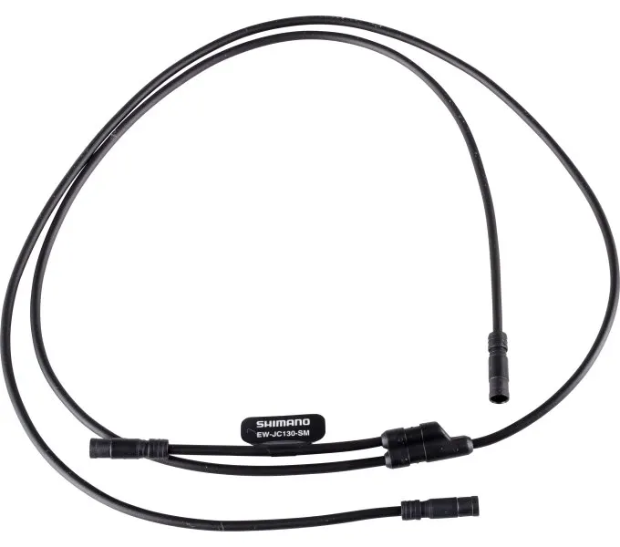 Y-коннектор SHIMANO EW-JC130-SM E-TUBE на 3 разъема, с кабелями 350/50/450 мм