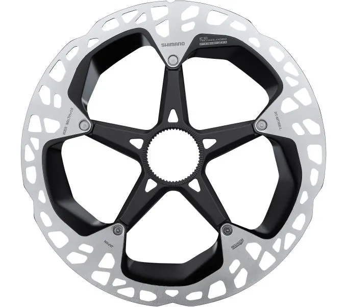 Ротор Shimano RT-MT900-L, 203мм, ICE TECH FREEZA CENTER LOCK, гайка з зовнішніми зачепами