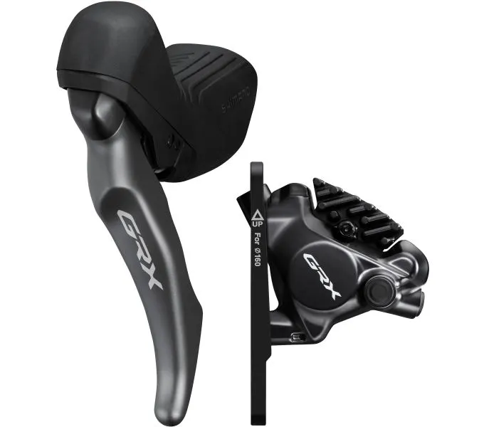 Тормоз гидравл диск Shimano RX820 GRX, передний (левая ручка/шифтер ST-RX820 2-шв., калипер, гидролиния 1000мм)