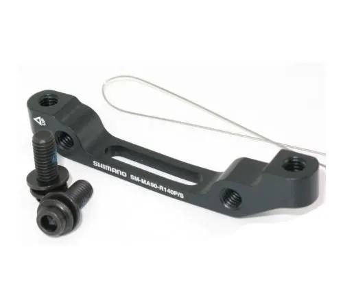 Адаптер для дисков тормозов Shimano, задний SM-MA90-R140P/S, ротора 140мм, International Standard