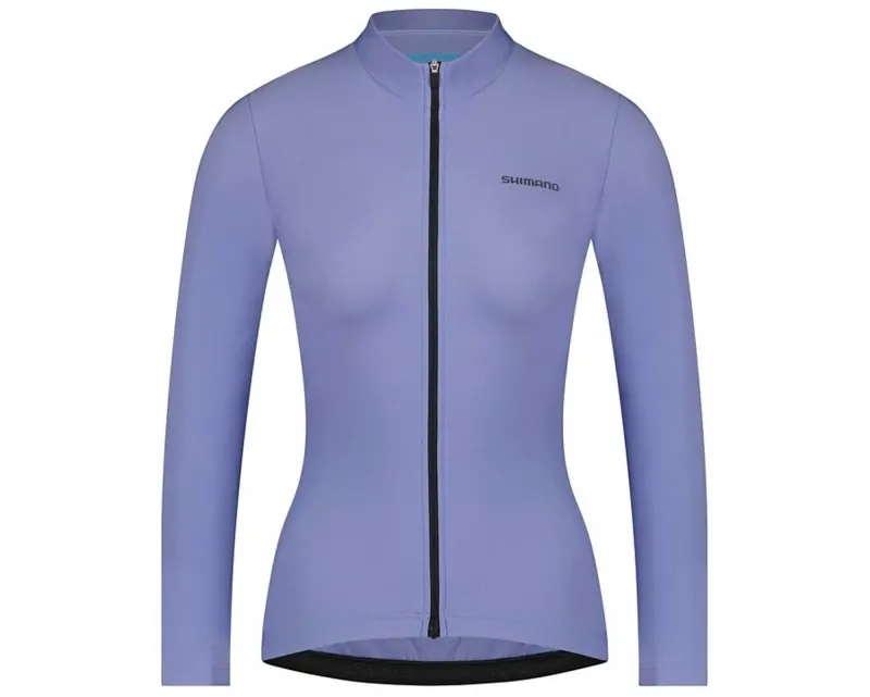 Велоджерси женское Shimano Element long sleeves, голубое, разм. M