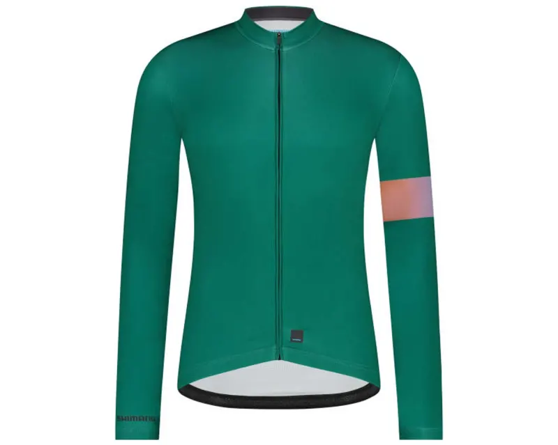 Велоджерси Shimano Apice long sleeves, зеленый, разм. L