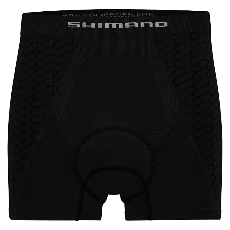 Велотруси-базовий шар SHIMANO VERTEX LINER (чорний), безшовний з міським памперсом, розм. XS