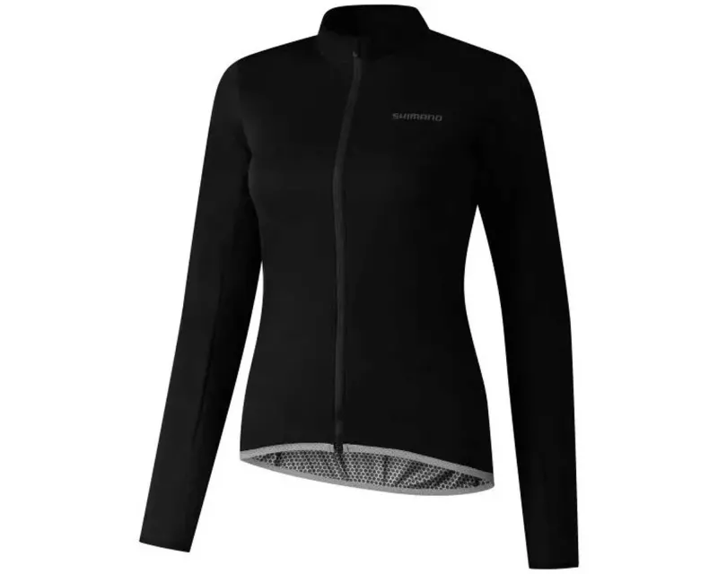 Вітровка жіноча Shimano WINDFLEX, чорна, волого- та вітрозахисна