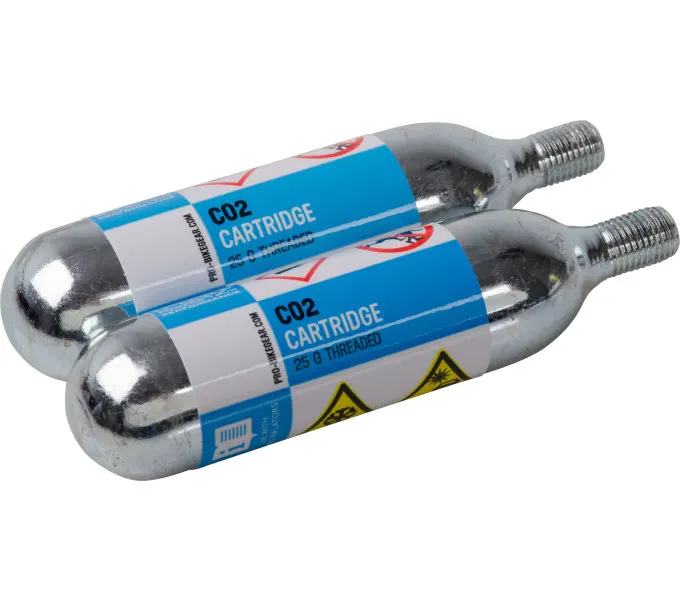 Картриджі CO2 PRO, 2*25 грамів, з різьбою