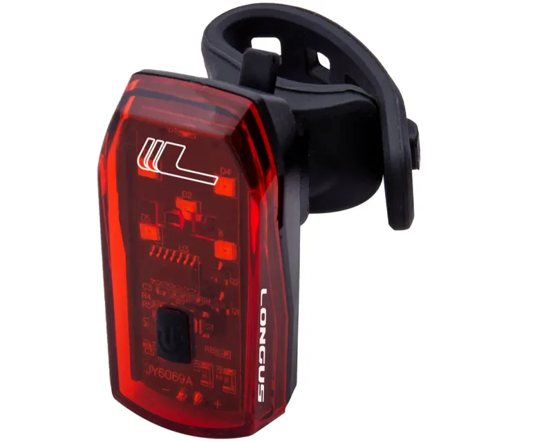 Світло заднє Longus BRAKE 5 LED 1 ф-ція + гальмо, чорний
