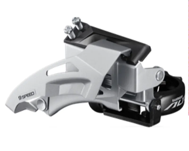 Переключатель передний Shimano FD-M2020 ALTUS 2X9, TOP-SWING, 34,9/31,8/28,6мм адаптер, универсальная тяга, для 36зуб