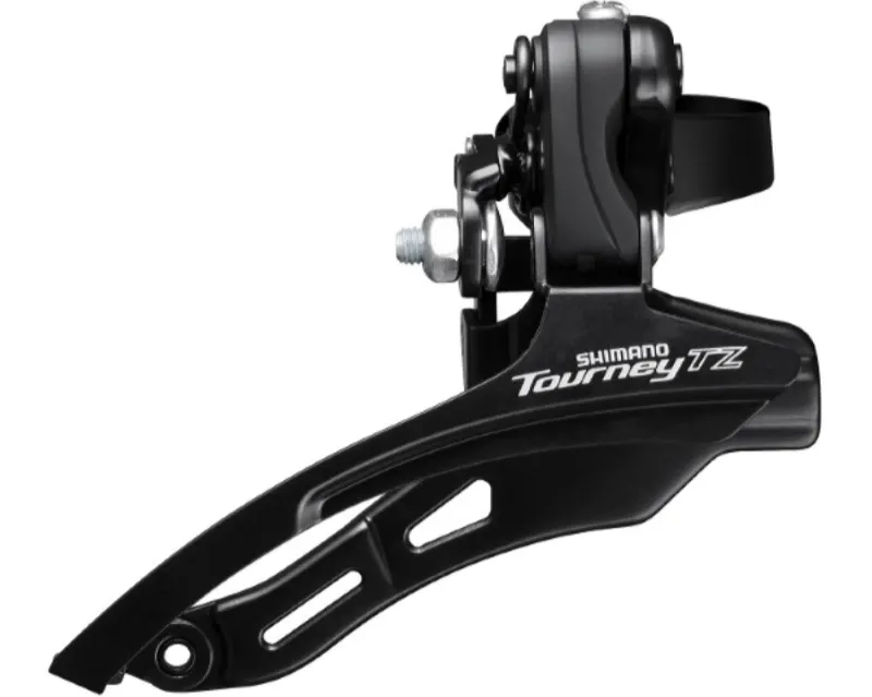 Переключатель передний Shimano FD-TZ510, Down-Swing, верхняя тяга, хомут 31.8мм, для 48Т