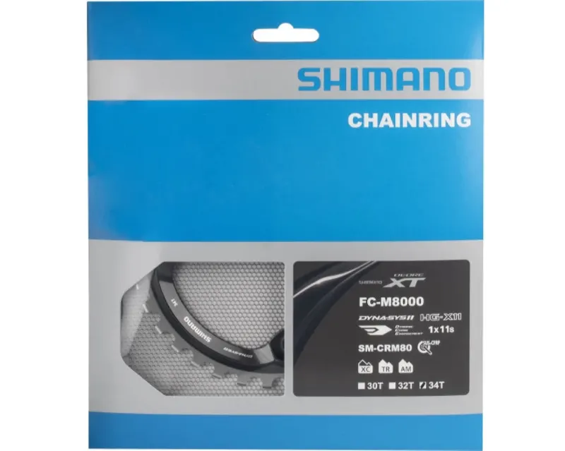 Звезда шатунов Shimano FC-M8000 DEORE XT SM-CRM80, 30зуб. 11-скорый