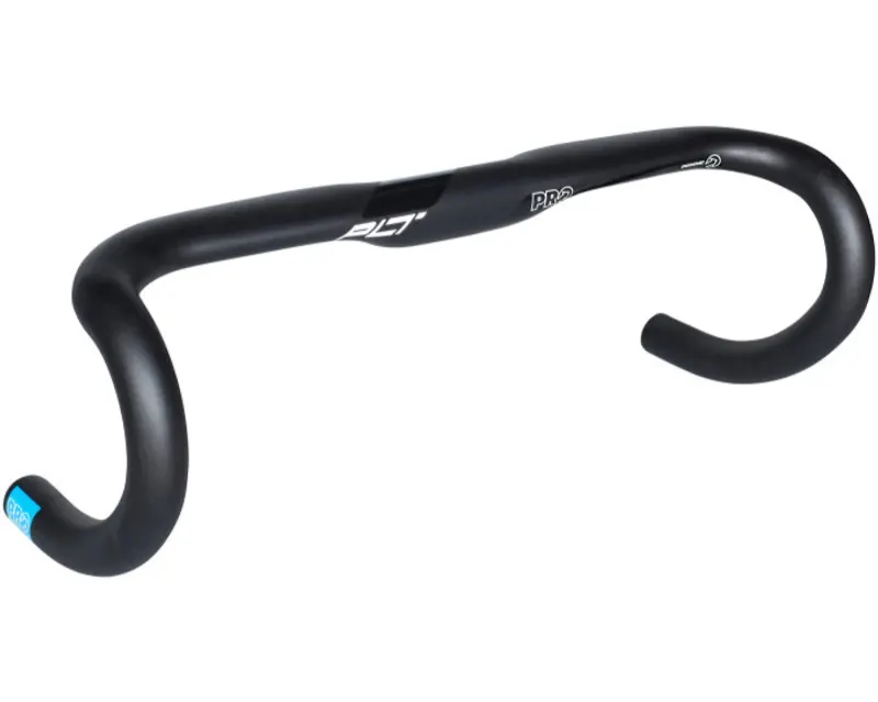 Руль PRO шоссейный компакт эрго PLT 44cm/31.8mm, черный