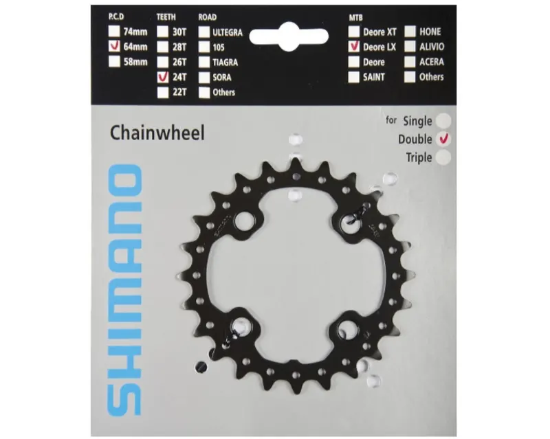 Звезда шатунов Shimano FC-M675 SLX, 24зуб. АM