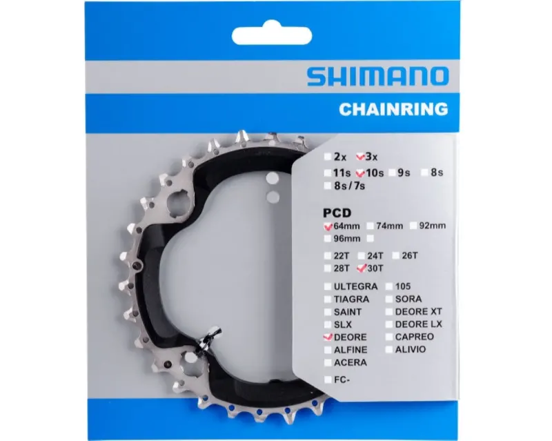 Зірка шатунів Shimano FC-M6000-3 DEORE, 30зуб.-AN