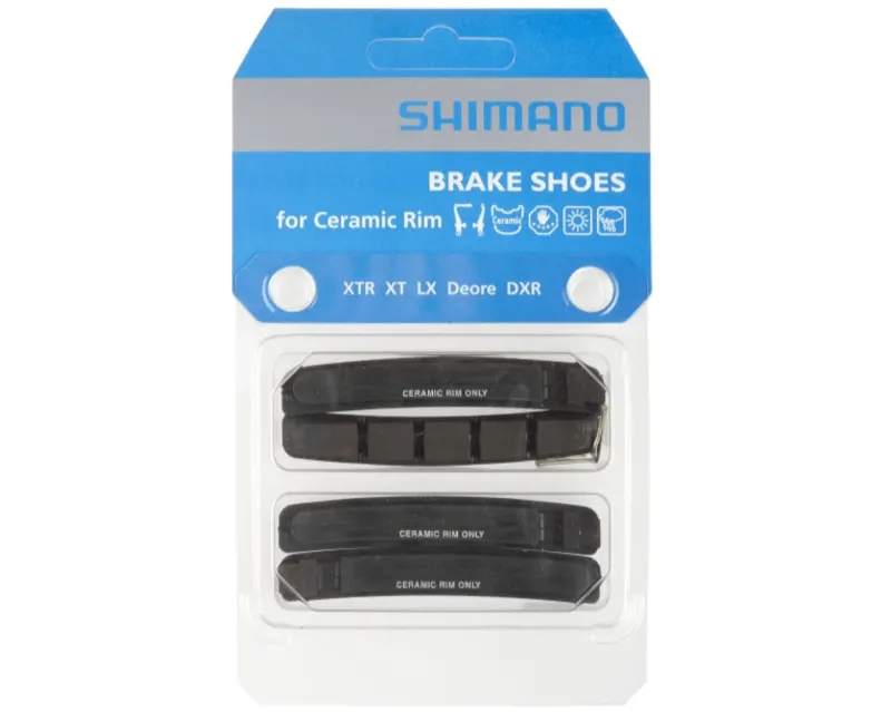 Тормозные резинки тормозов V-brake Shimano BR-M970/M739 для керамического обода (2 пары)