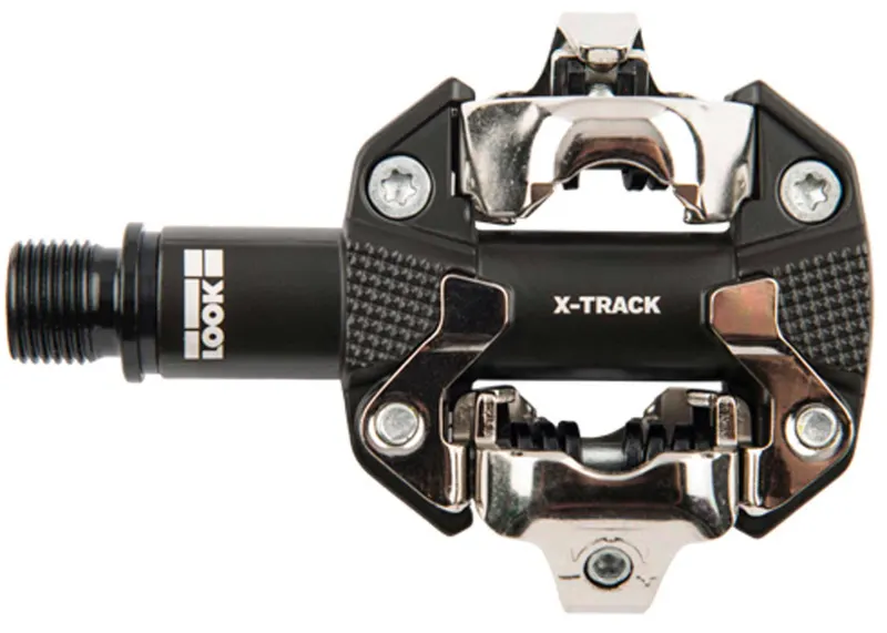 Педали Look X-TRACK алюминий, Ось chromoly 9/16", темносера