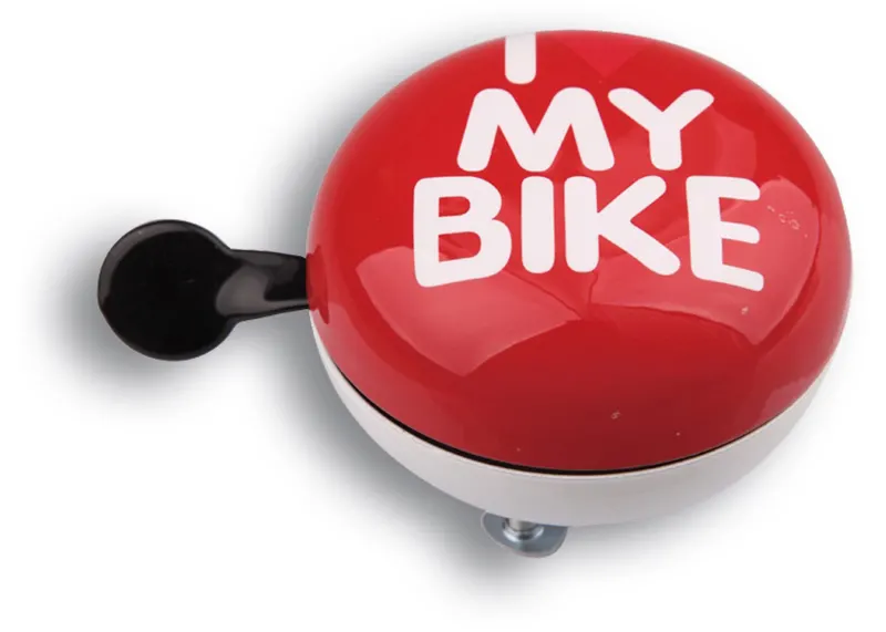 Динг-Донг Green Cycle GBL-458 I love my bike діаметр 80мм червоний
