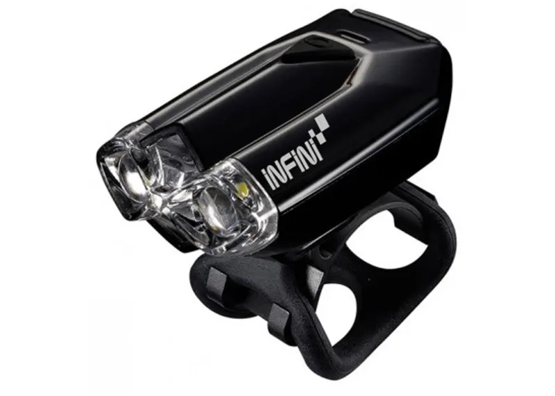 Мигалка передняя Infini LAVA I-260W-Black, 2 светодиода, 4 режима, USB кабель, с креп.