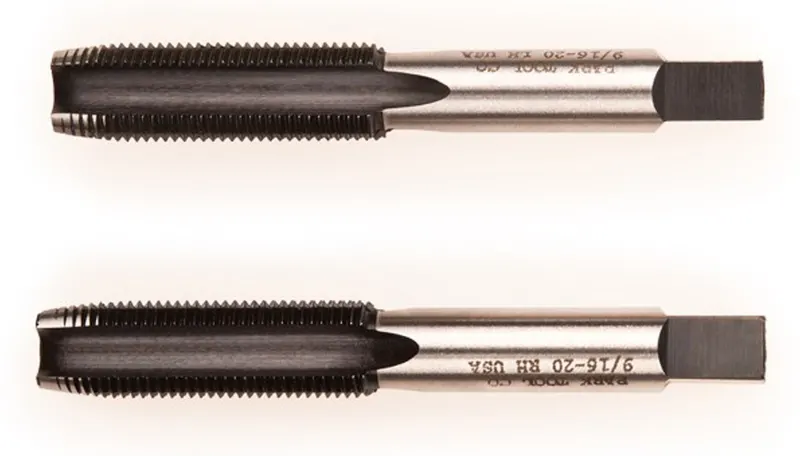 Метчики для нарезки Педалиных резьб Park Tool 2шт, 9/16" (прав+лев)