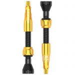 Ниппель для бескамерки LEZYNE CNC TLR VALVE 44MM Золотистый Y14
