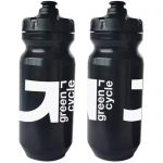 Фляга 0,6 Green Cycle GBT-516 с увеличенным клапаном, черная с белым