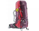 Рюкзак DEUTER Aircontact 60+10 SL цвет 5518 aubergine-cranberry Для треккинга