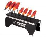 Набір ключів Torx Unior Tools з T-ручкою TX8-30 / 7 шт.