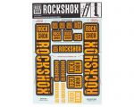 Набір наліпок RockShox KIT 35 мм DC NE02 ORANGE (Помаранчевий Неоновий)