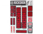 Набір наліпок RockShox KIT 35мм (OXY RED)