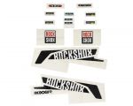 Наліпки на вилку RockShox DECAL KIT BOXXER 26/27.5 BLK/WHT (Чорний/Білий)