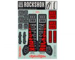 Наліпки RockShox Decal Kit TLD 35 мм Silver/Orange PIKE/Lyrik/Yari/Rev (Срібний/Помаранчевий) SRAM
