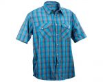 Рубашка Shop Shirt RACE FACE, синяя/тёмно-синяя клетка, Large