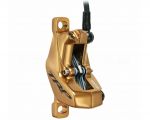 Каліпер гідравлічних гальм TRP GS2.4, до гальм TRAIL EVO, DHR EVO, 4 поршні, золотистий